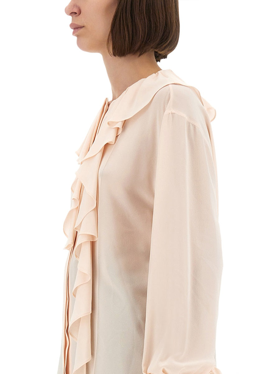 Alexander Mcqueen Women Shirt With Ruffles ALEXANDER MCQUEEN