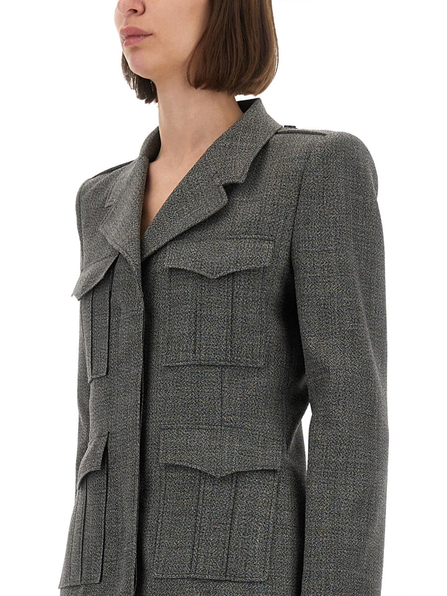 Alexander Mcqueen Women Alexander Mcqueen Women Wool Jacket ALEXANDER MCQUEEN