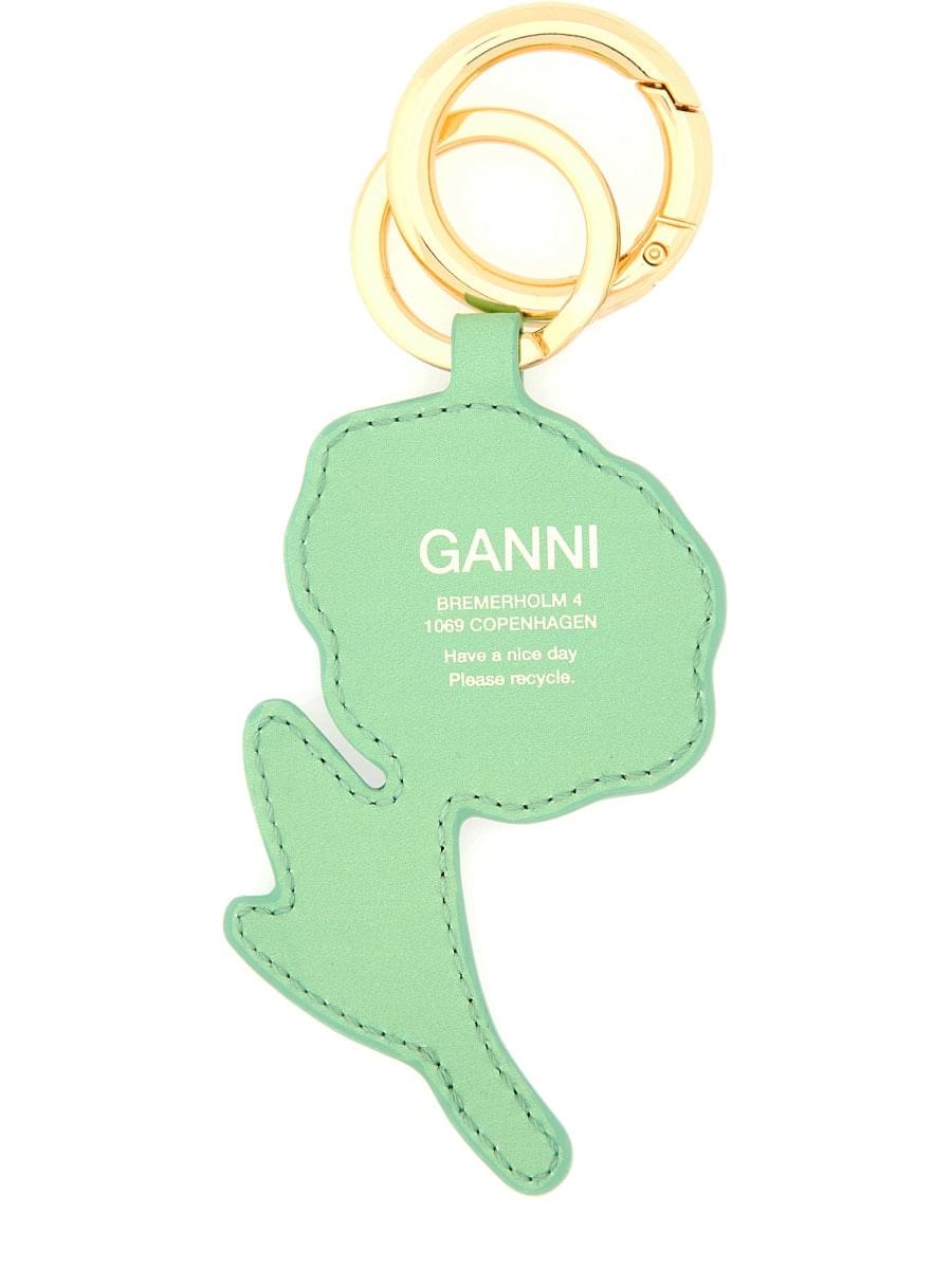 Ganni Women Keychain "Flower" GANNI