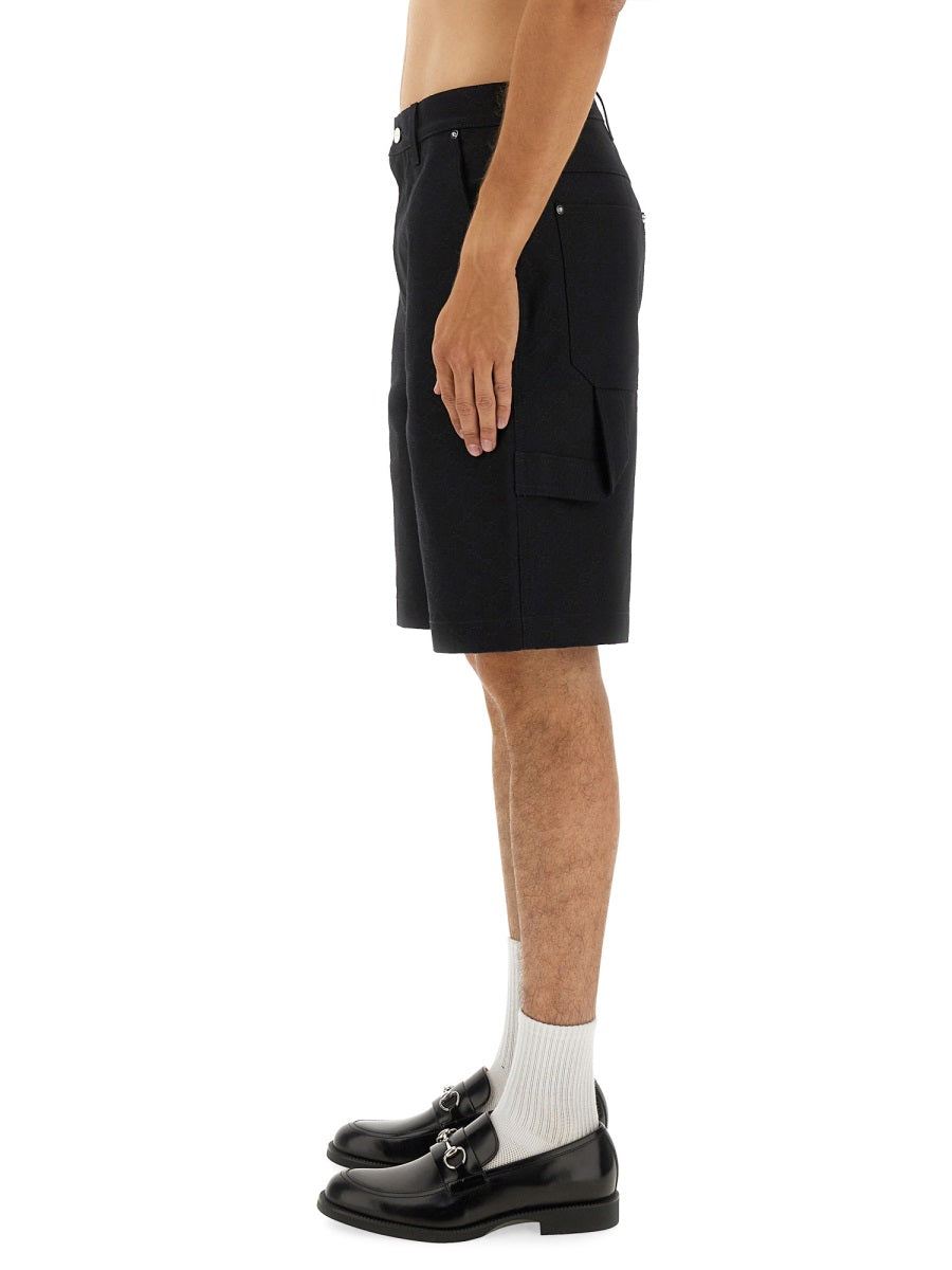 Gucci Men Short Gg Jacquard GUCCI