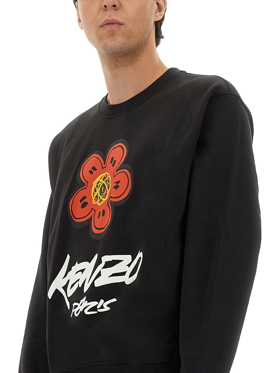 Kenzo Men Cotton Sweatshirt "Kenzo X Futura 2000" KENZO