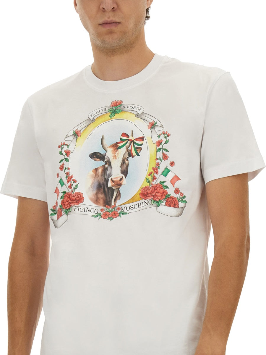 Moschino Men T-Shirt With Logo MOSCHINO