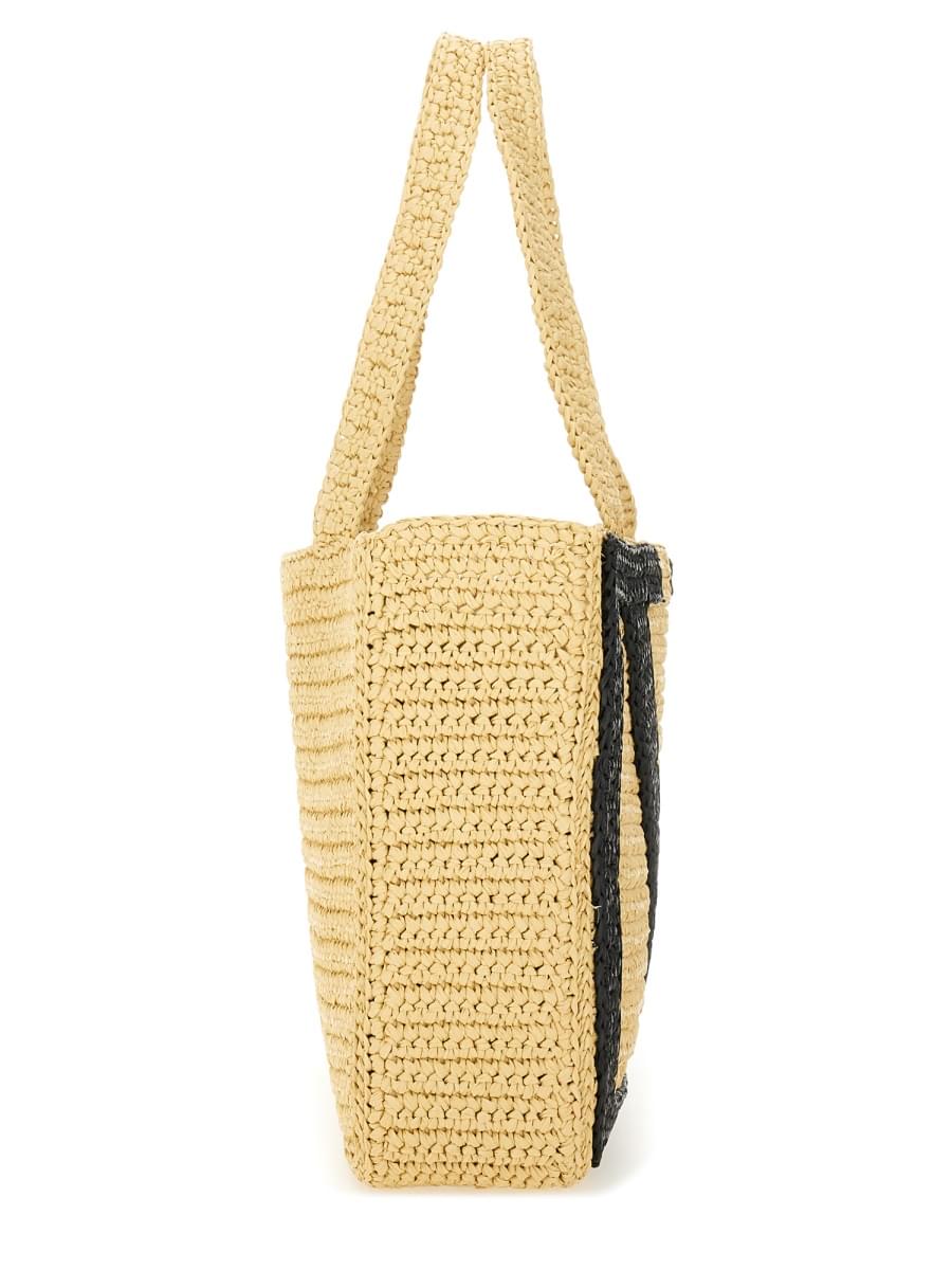Valentino Garavani Women "Viva Superstar" Large Raffia Shopping Bag VALENTINO GARAVANI