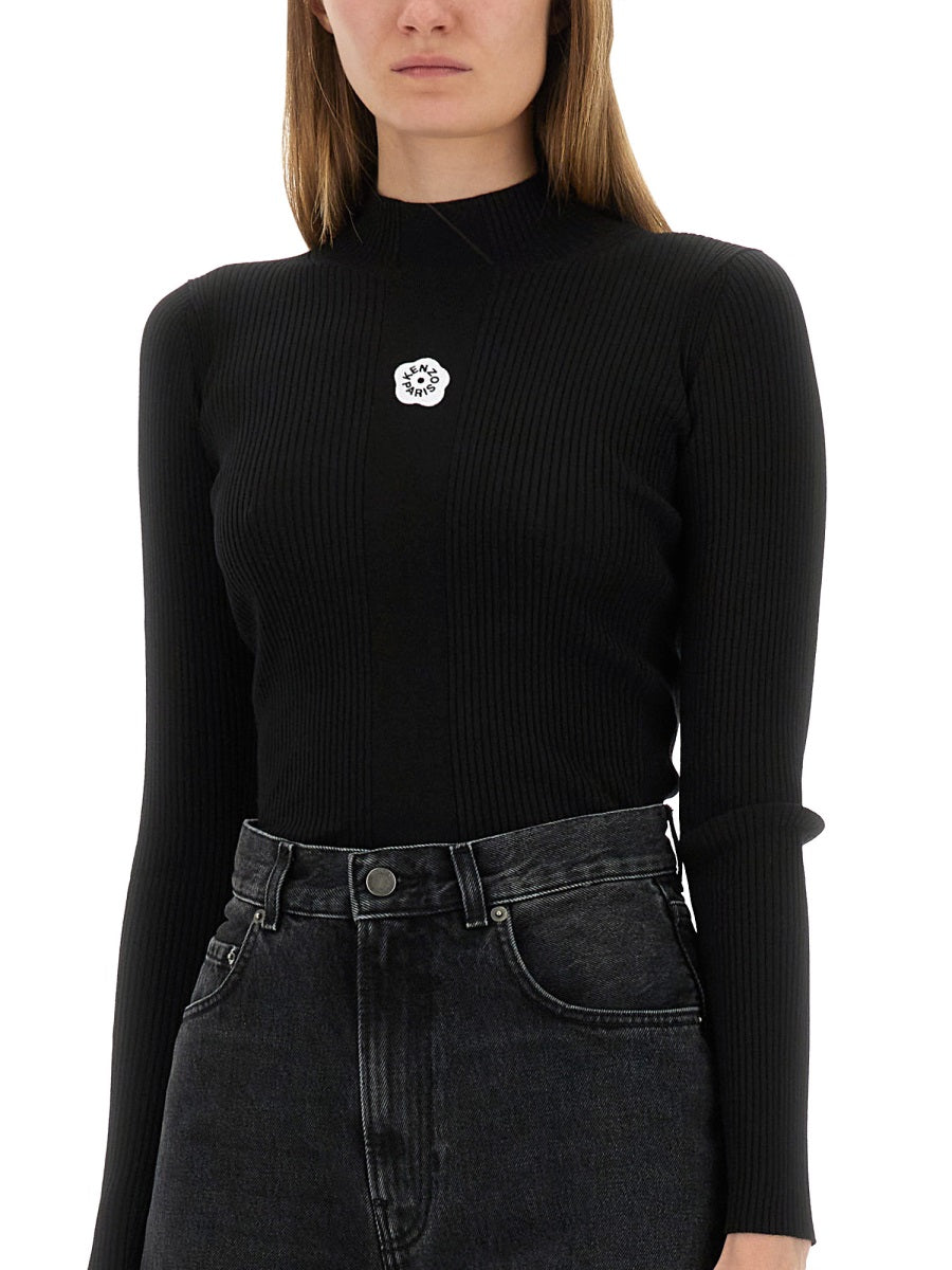 Kenzo Women Jersey With Embroidery "Boke Flower 2.0" KENZO