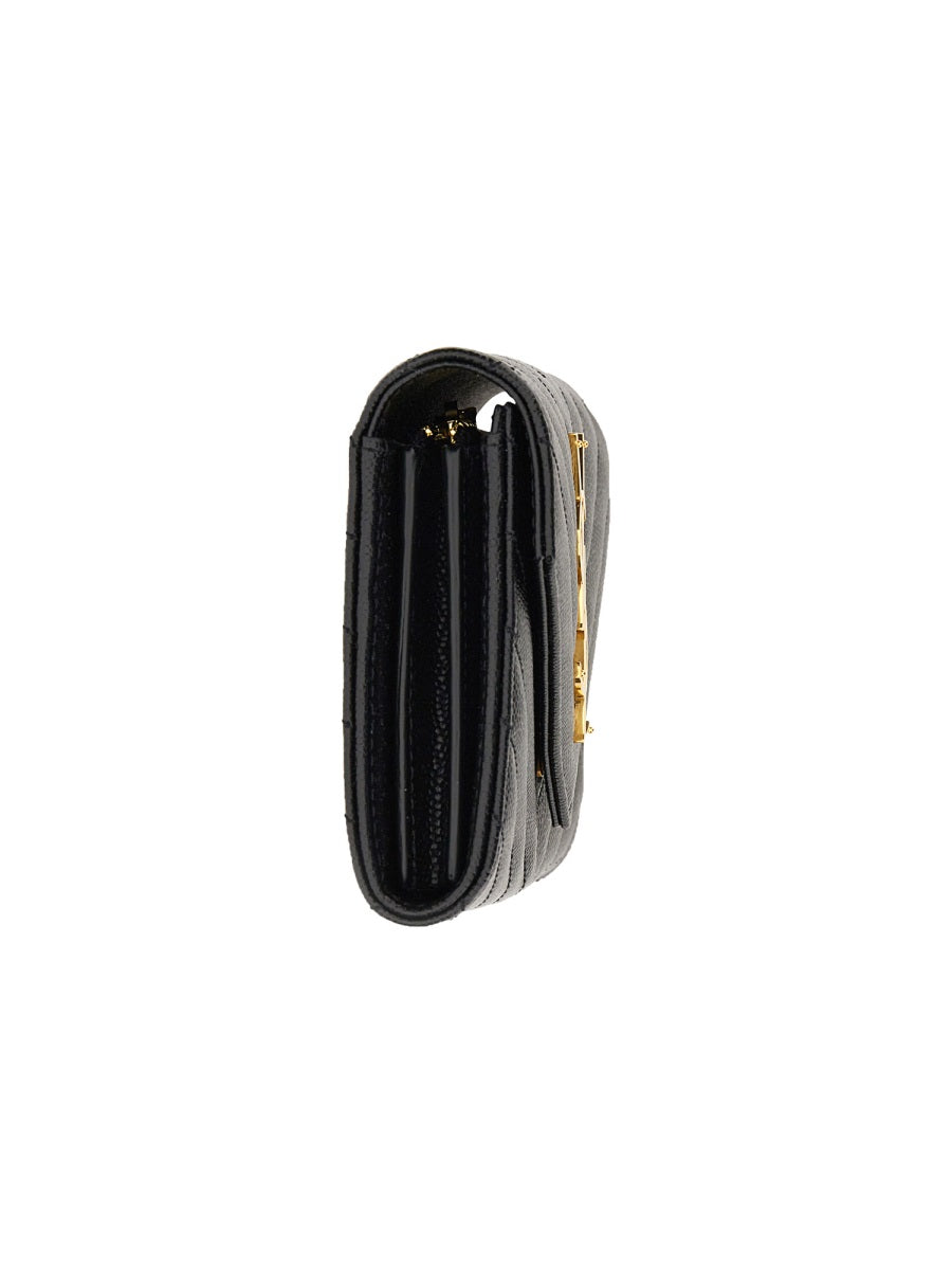 Saint Laurent Women Portafogli Con Logo Monogram SAINT LAURENT