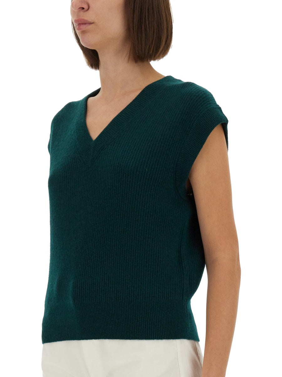 Guest In Residence Women Ribbed Knit Vest GUEST IN RESIDENCE