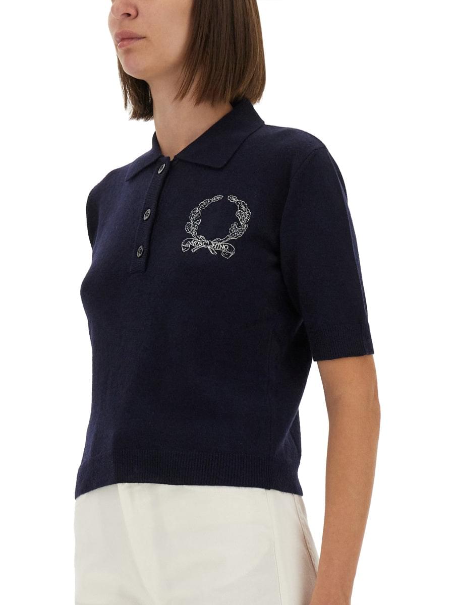 Moschino Women Polo Shirt With Logo MOSCHINO