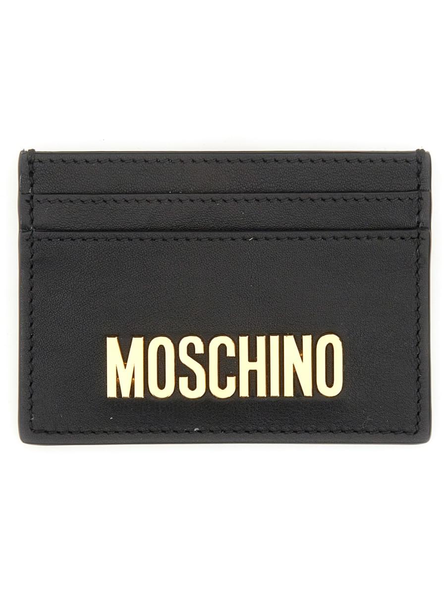 Moschino Men Card Holder With Logo MOSCHINO