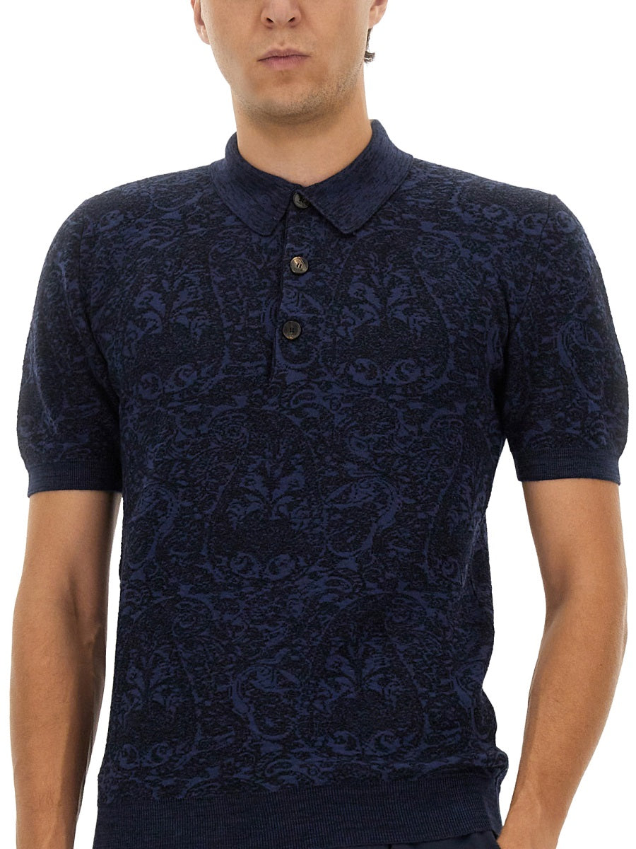 Etro Men Etro Men Polo Shirt With Pegasus Embroidery ETRO