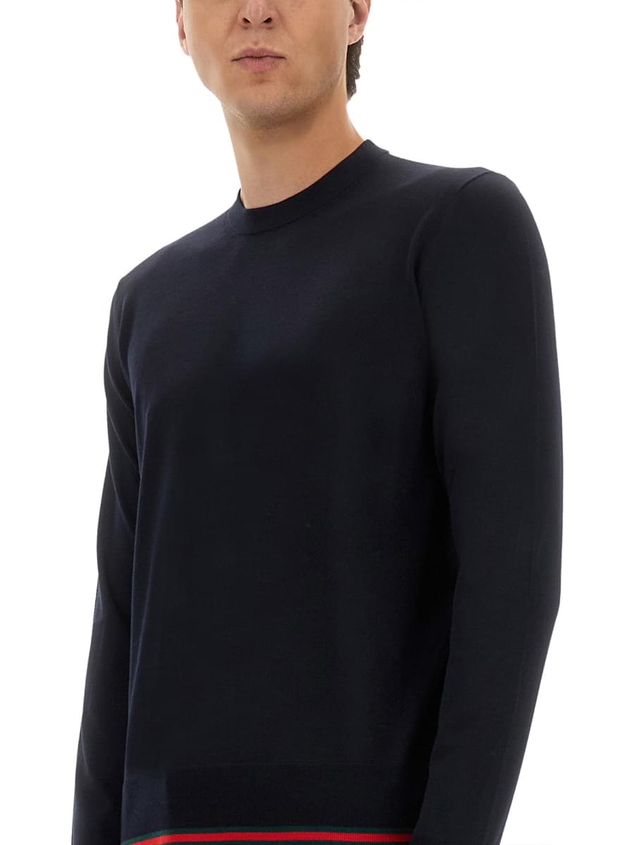 Gucci Men Web Pattern Sweater GUCCI
