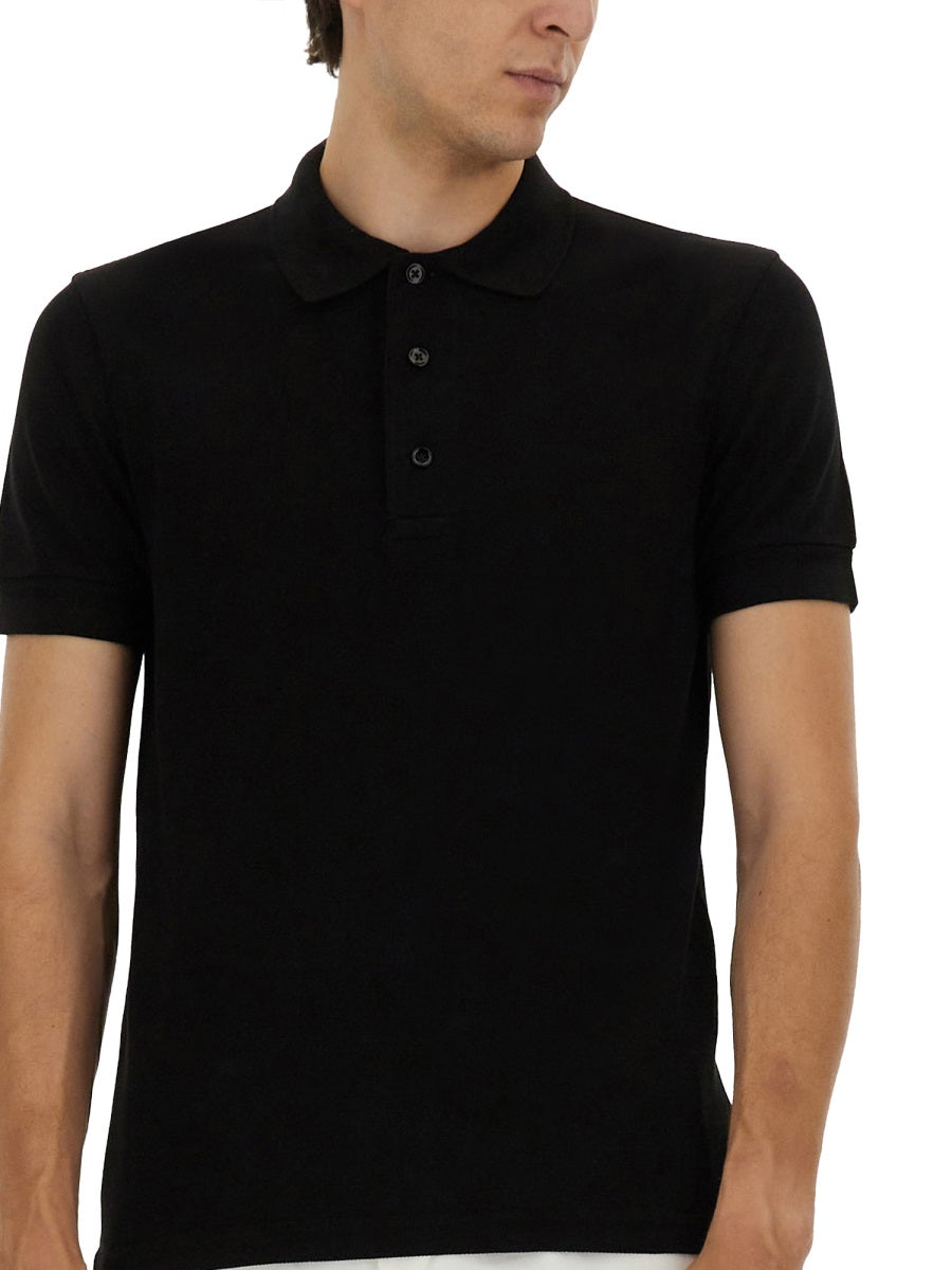 Tom Ford Men Pique Polo. TOM FORD