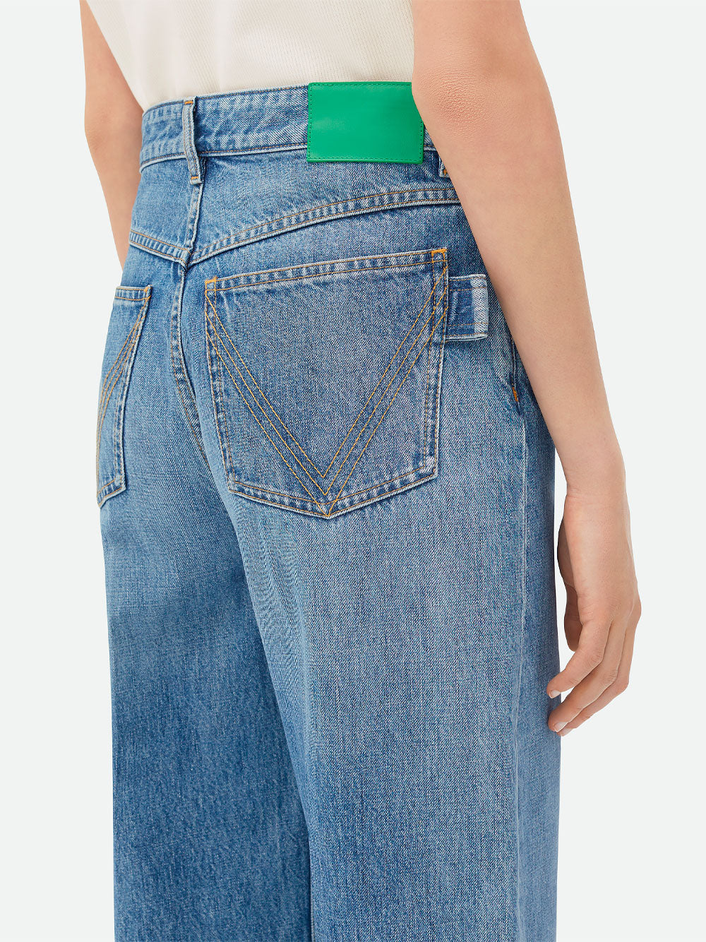 Bottega Veneta Women Jeans Vintage Indigo Gamba Ampia BOTTEGA VENETA
