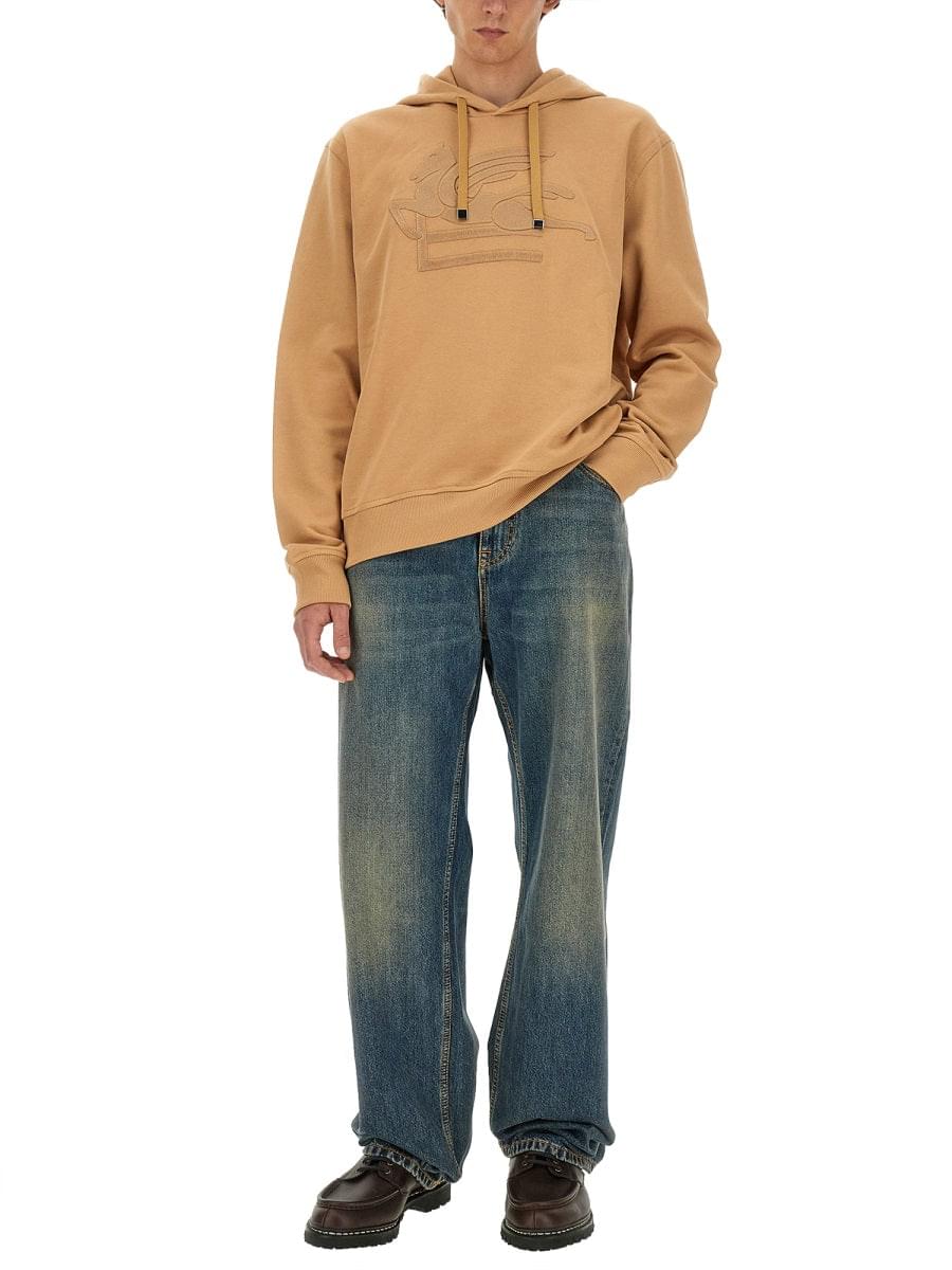 Etro Men Sweatshirt With Pegasus Embroidery ETRO