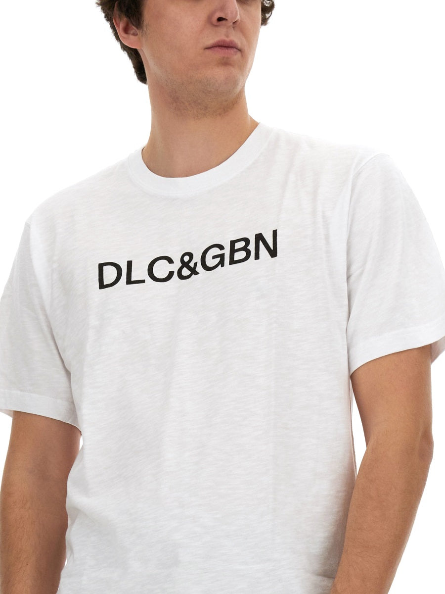 Dolce & Gabbana Men T-Shirt With Logo DOLCE & GABBANA