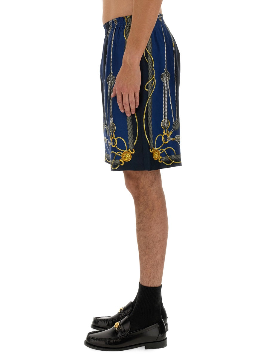 Versace Men Twill Bermuda Shorts VERSACE