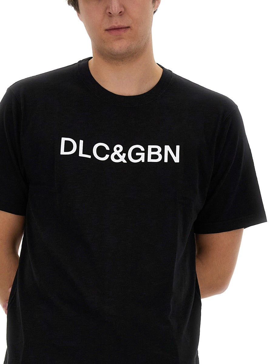 Dolce & Gabbana Men T-Shirt With Logo DOLCE & GABBANA
