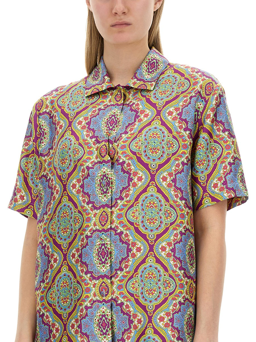 Etro Women Printed Silk Shirt ETRO