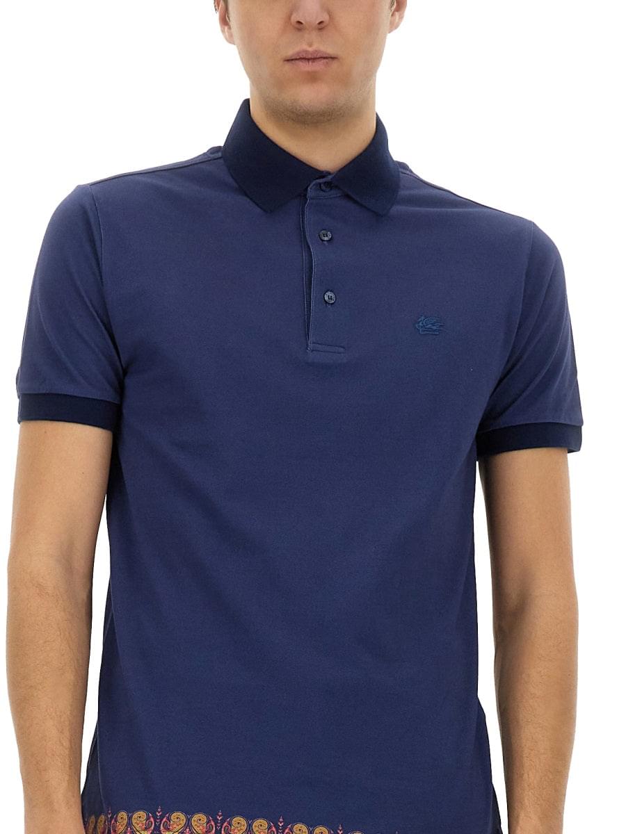 Etro Men Polo Shirt With Print ETRO