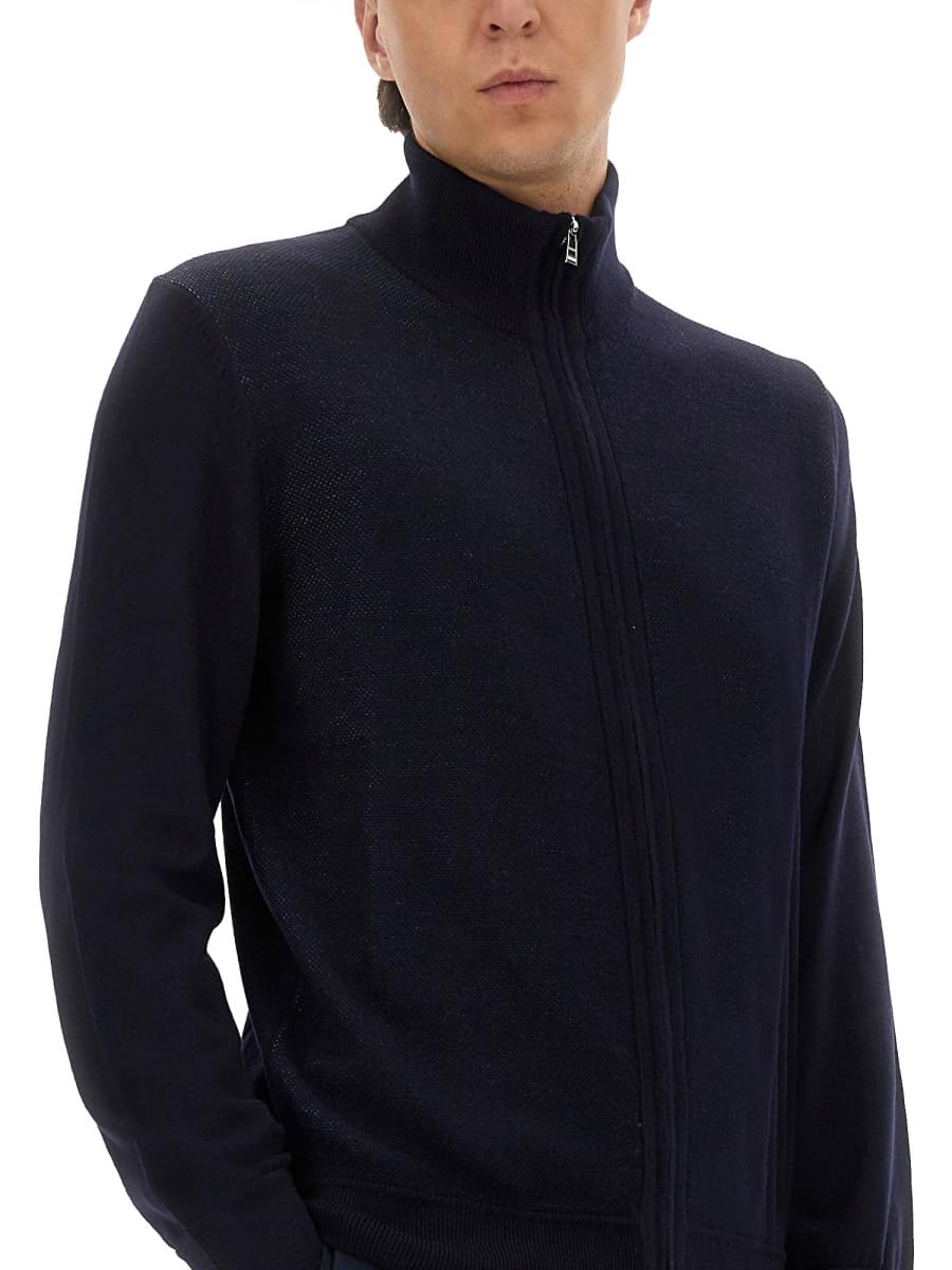 Boss Men Shirt With Zip. BOSS