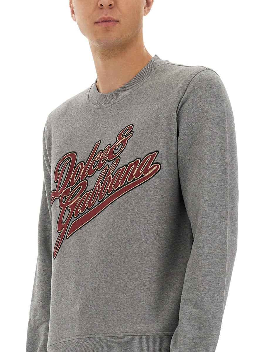 Dolce & Gabbana Men Jersey With Embroidery DOLCE & GABBANA