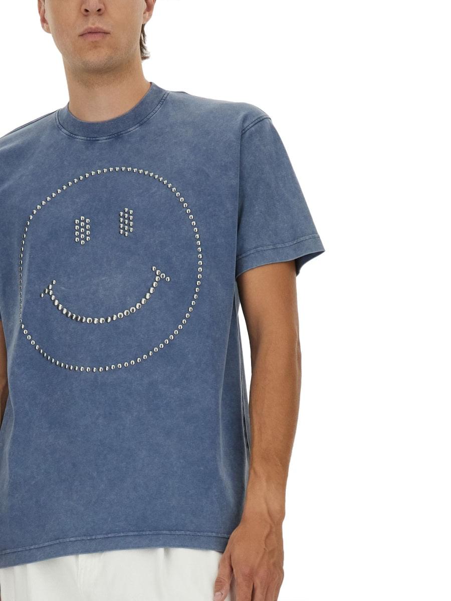 Moschino Men "Smiley®" Heavy Cotton T-Shirt MOSCHINO