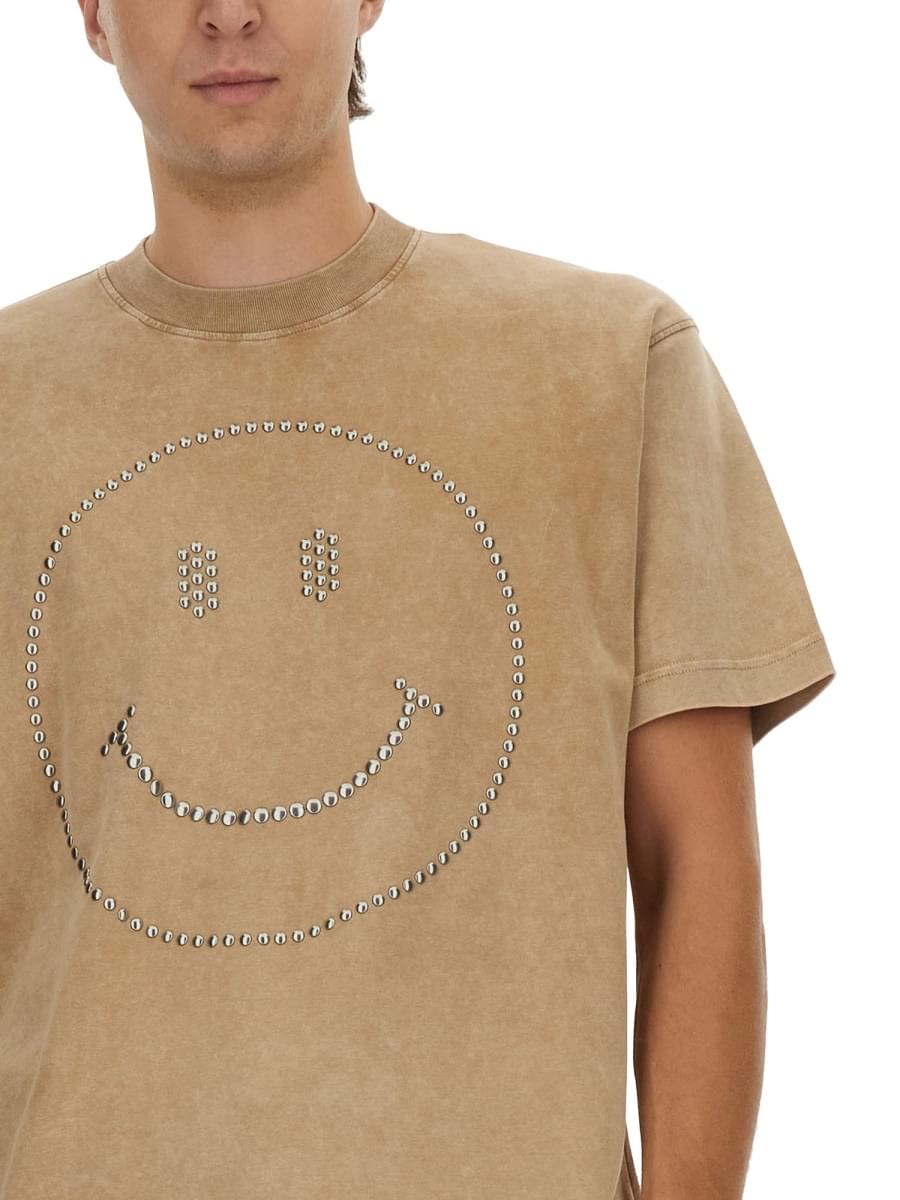 Moschino Men "Smiley®" Heavy Cotton T-Shirt