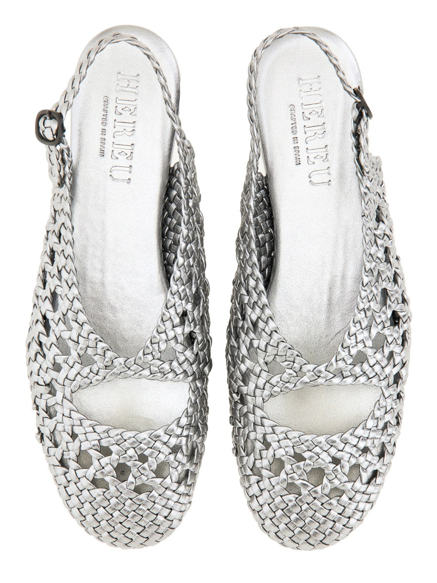 Hereu Women Slingback Sandal "Empuria Metallic" HEREU