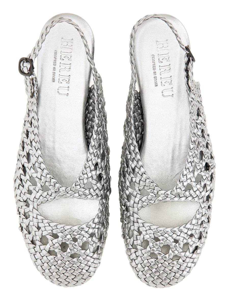 Hereu Women Slingback Sandal "Empuria Metallic" HEREU