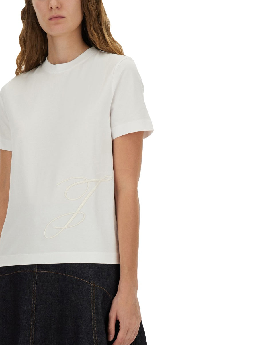 Jacquemus Women T-Shirt With Embroidered "J" JACQUEMUS