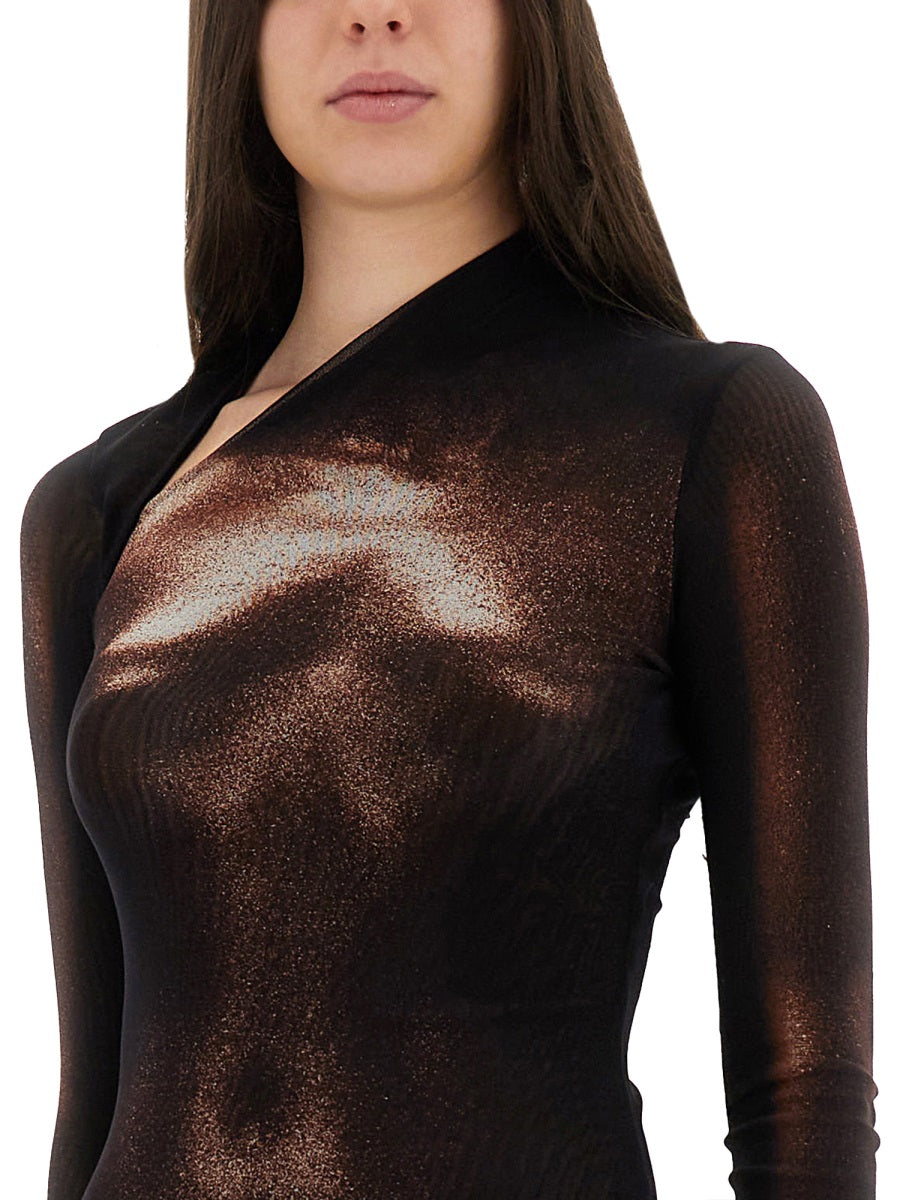 Jean Paul Gaultier Women "Body Dust" Print Dress JEAN PAUL GAULTIER