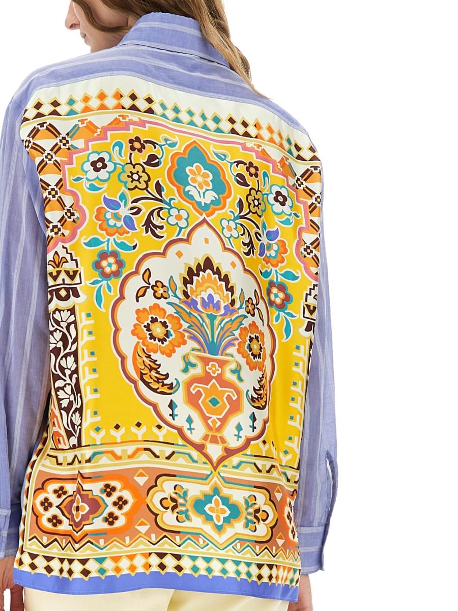 Etro Women Striped Cotton Shirt ETRO