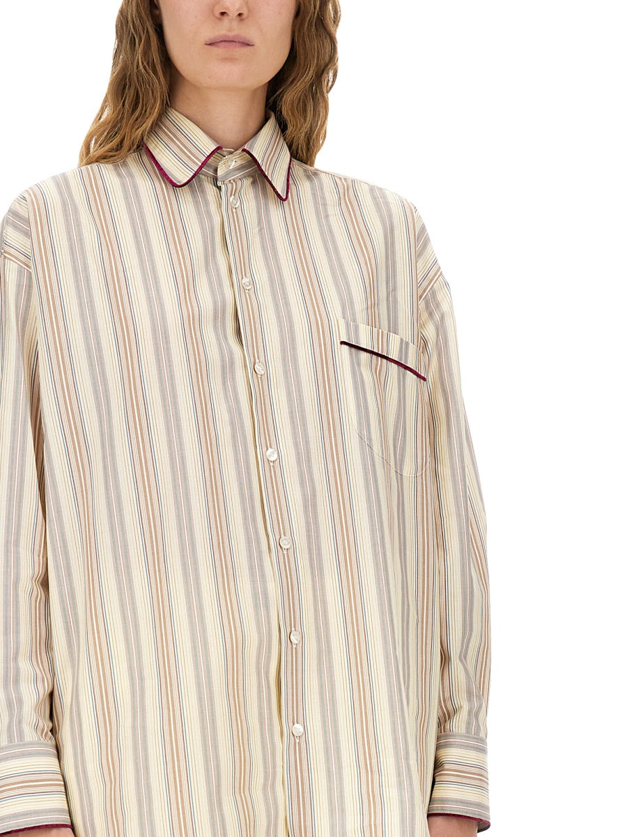 Etro Women Striped Cotton Shirt ETRO