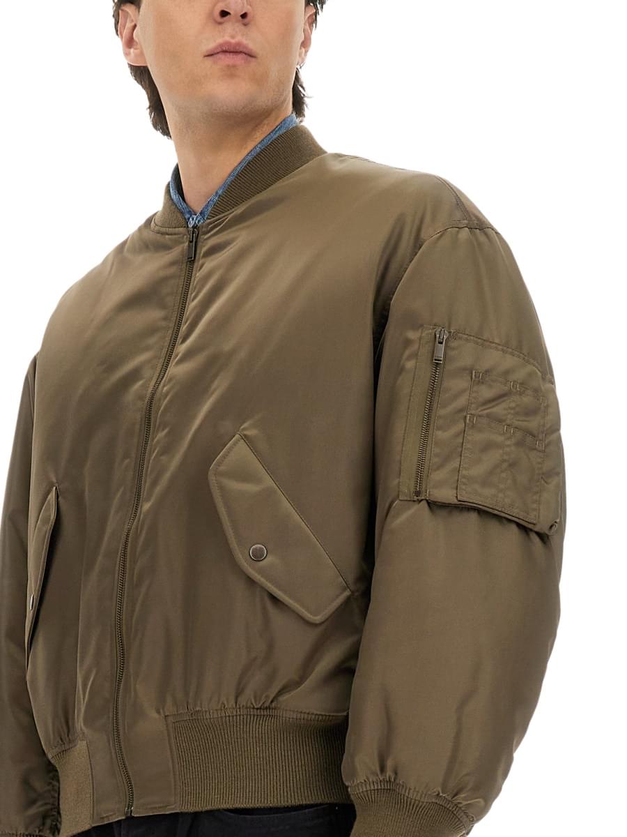 Saint Laurent Men Water-Repellent Bomber Jacket SAINT LAURENT