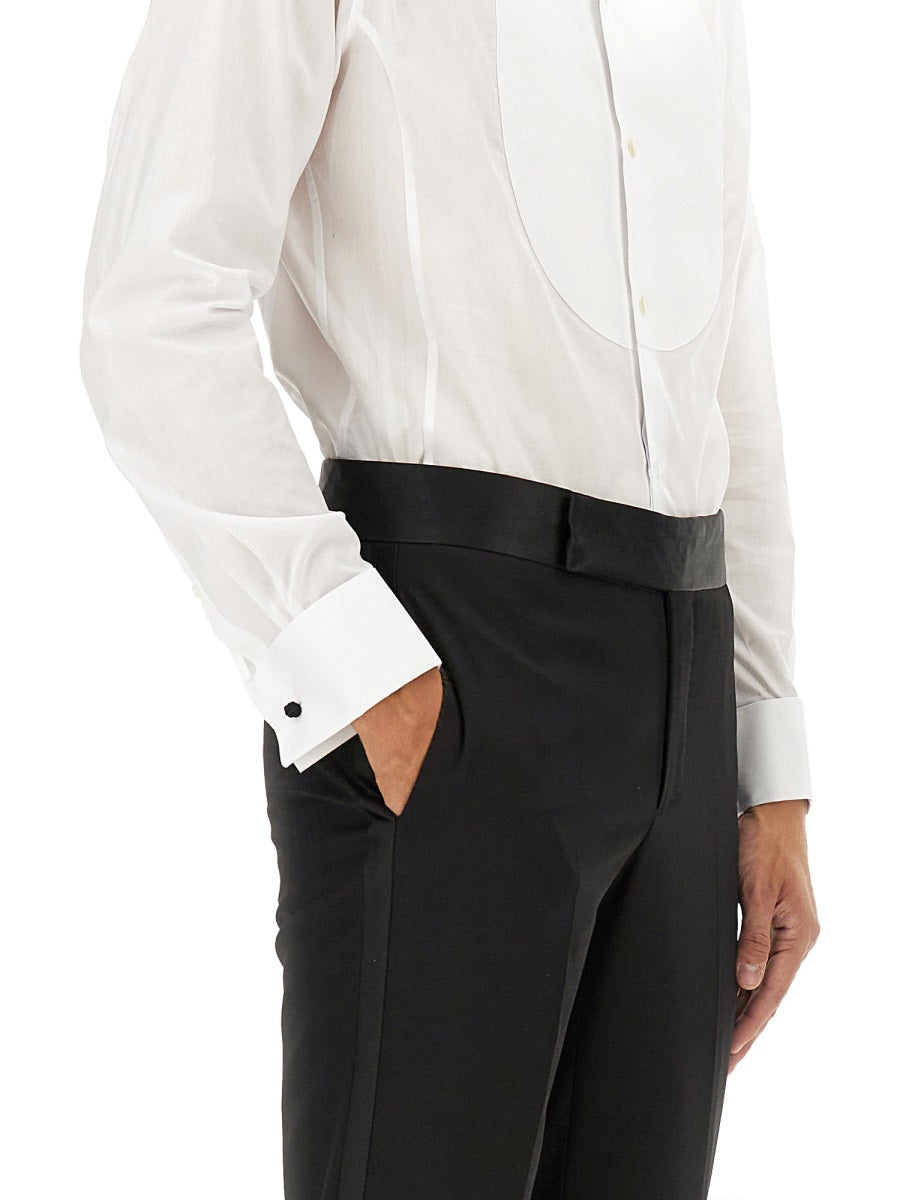 Giorgio Armani Men Camicia Smoking In Cotone GIORGIO ARMANI