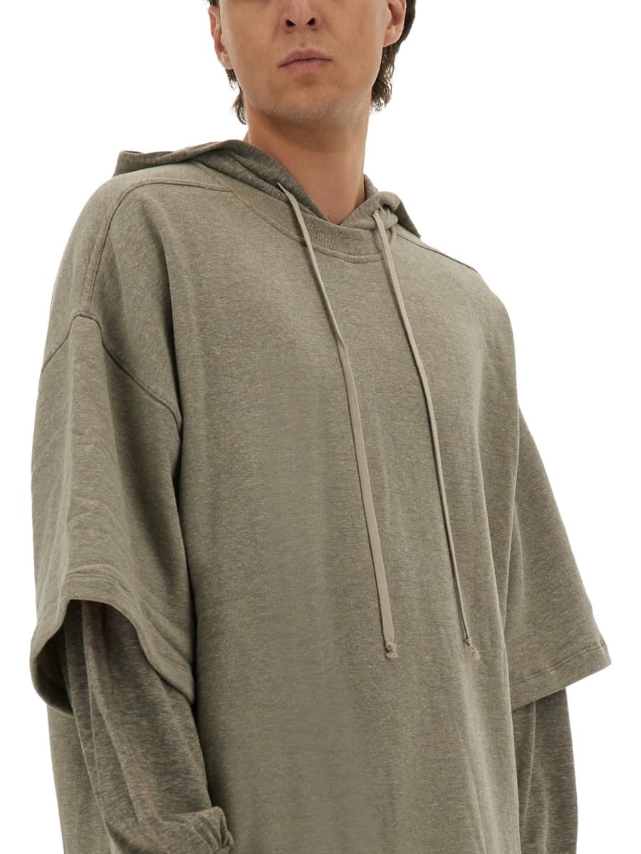 Rick Owens Drkshdw Men "Tommy Hustler" Hoodie RICK OWENS