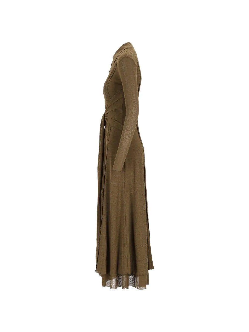 Ganni Women Long Gauze Dress GANNI