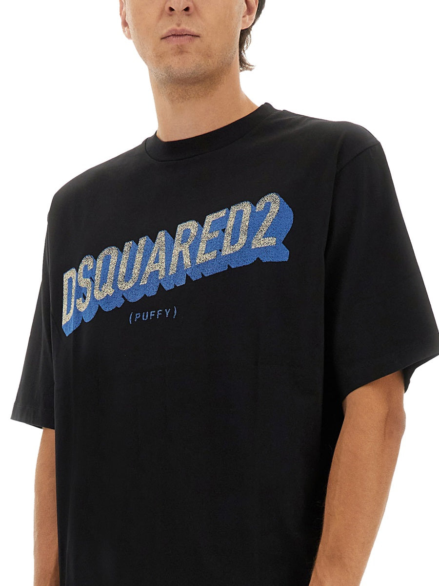 Dsquared Men T-Shirt With Logo DSQUARED2