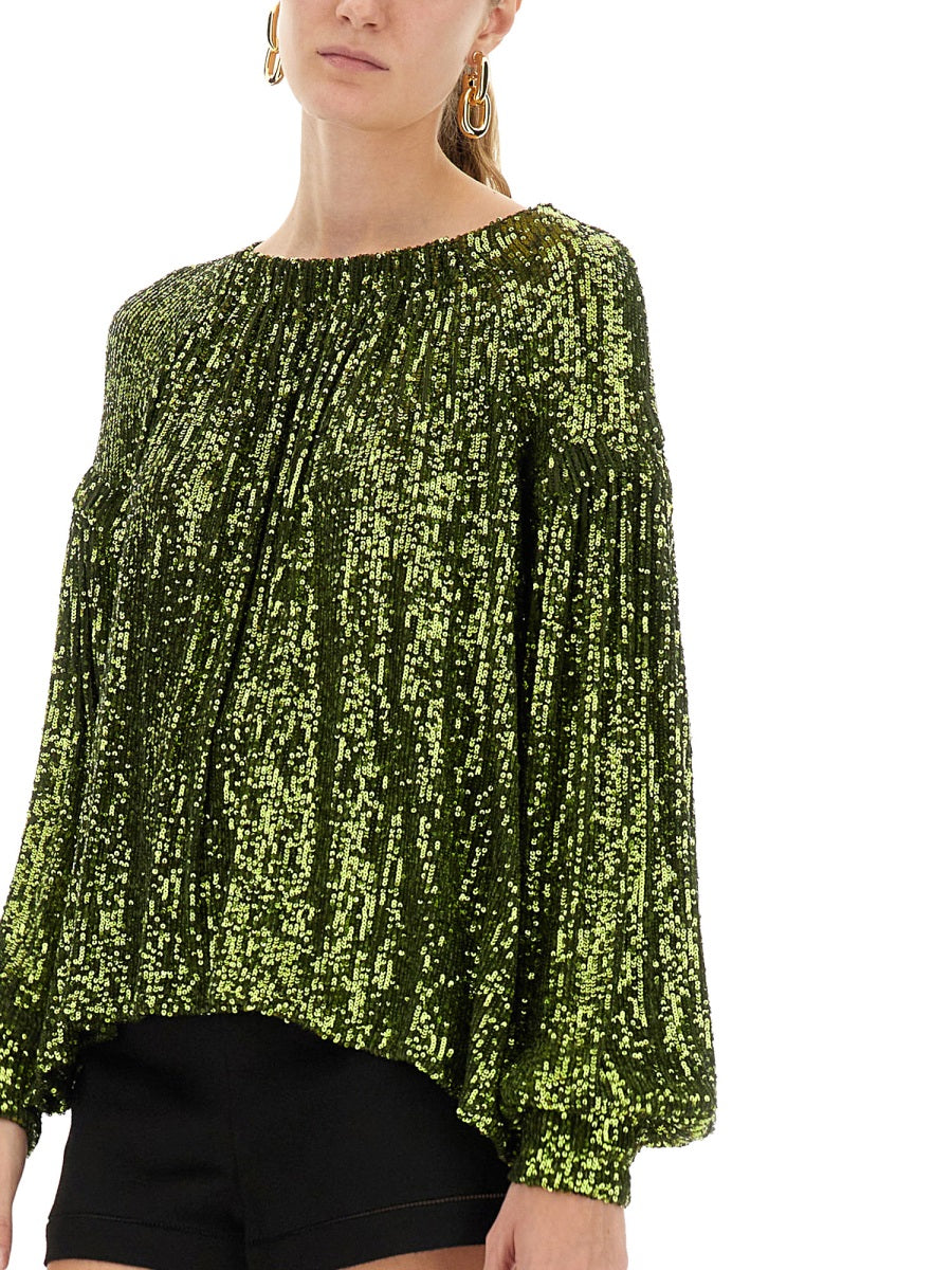 Rabanne Women Sequin Blouse PACO RABANNE