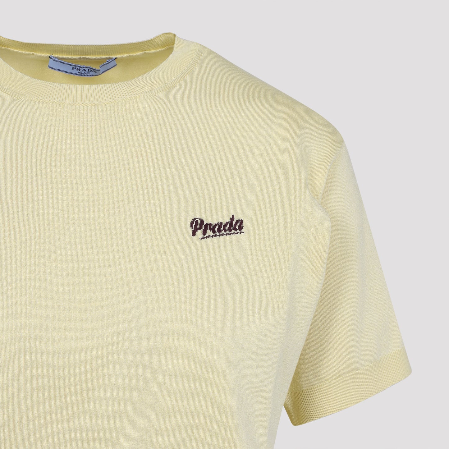 Prada Recycled Silk T-Shirt Women