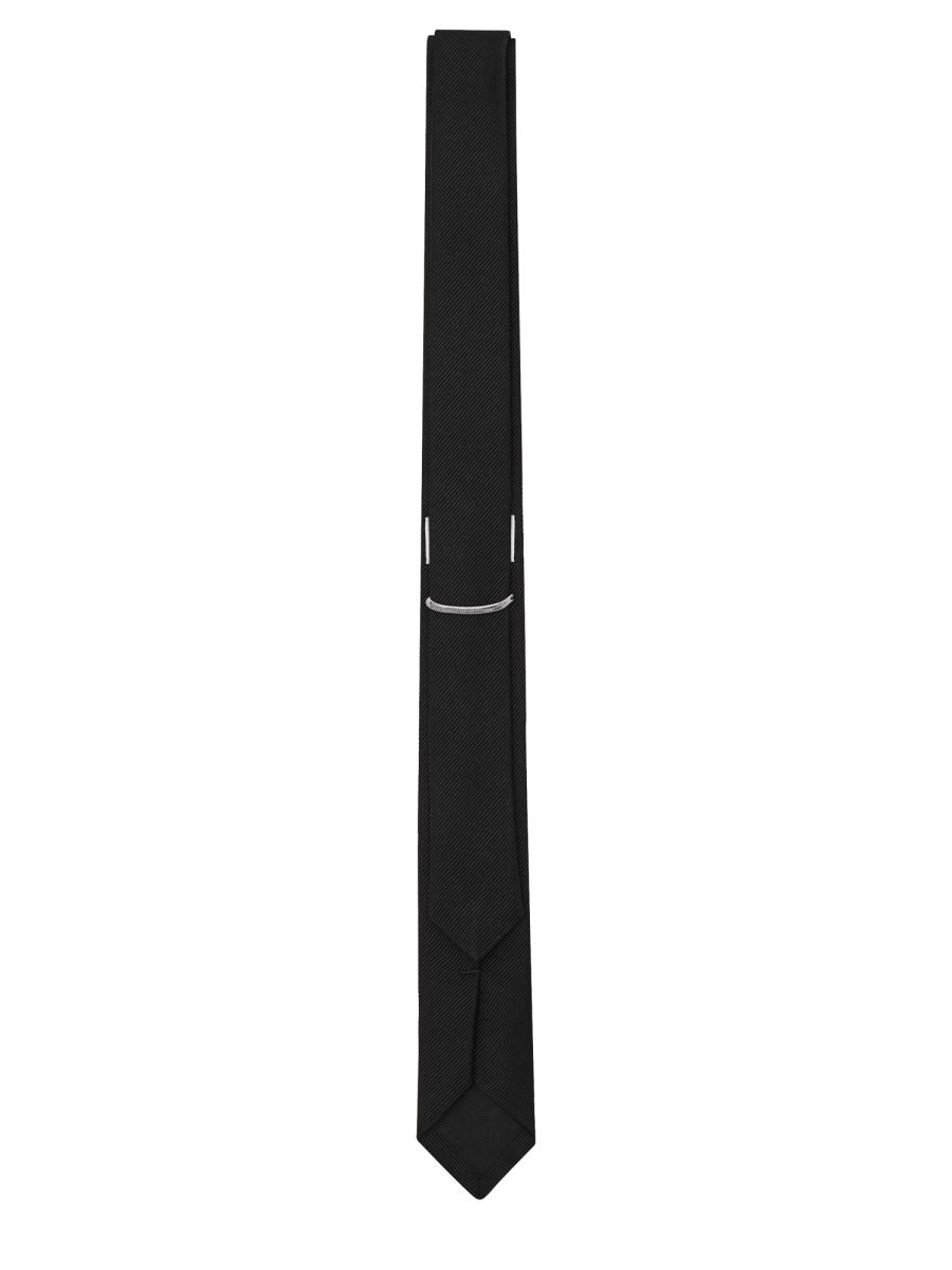 Saint Laurent Unisex Cravatta In Seta SAINT LAURENT