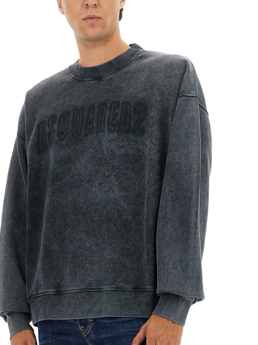 Dsquared Men Sweatshirt With Logo DSQUARED2