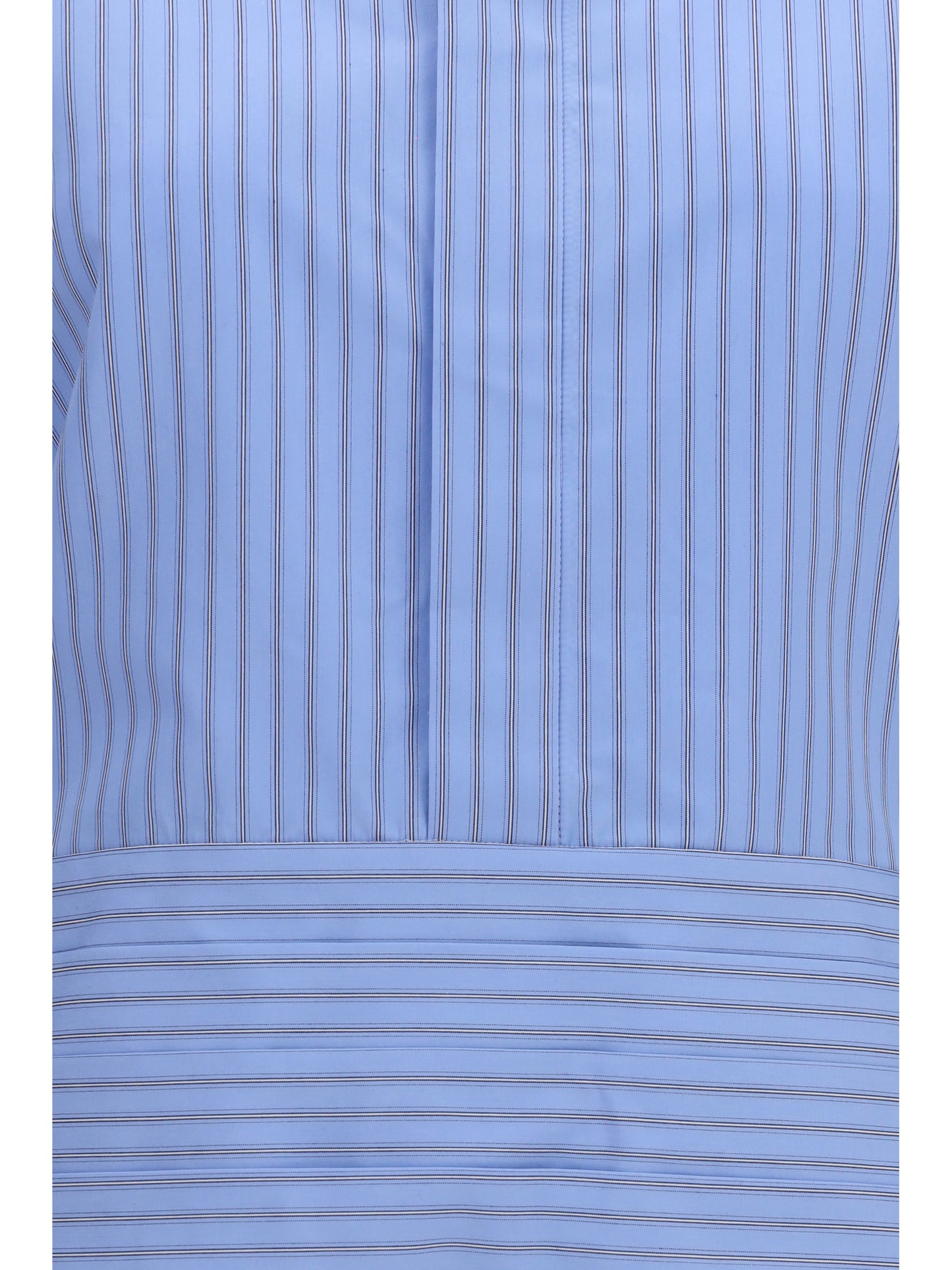 Sacai Women Cotton Poplin Shirt With Belt SACAI