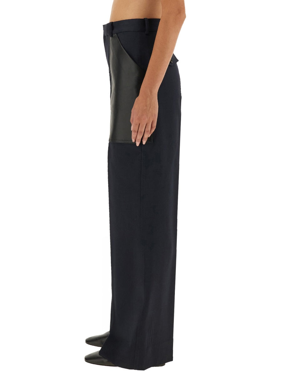 Bottega Veneta Women Wool And Cotton Pants BOTTEGA VENETA