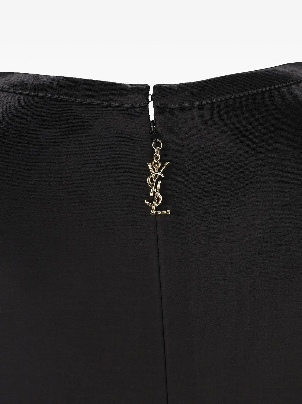 Saint Laurent Women Cassandre Shift Dress In Satin SAINT LAURENT
