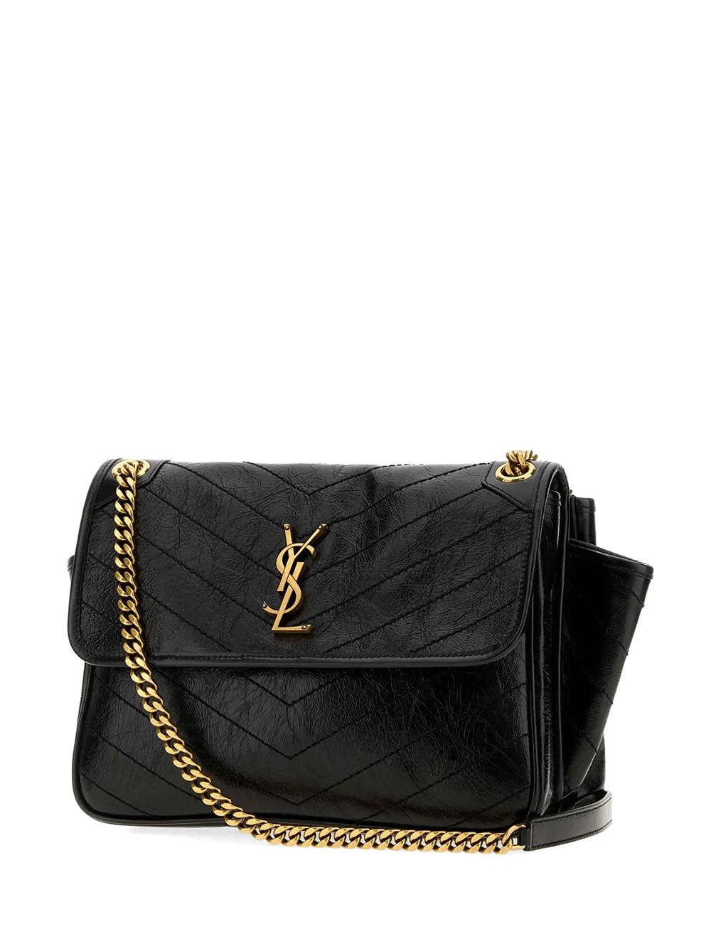 Saint Laurent Women Niki Tripouch Bag In Vintage Leather SAINT LAURENT