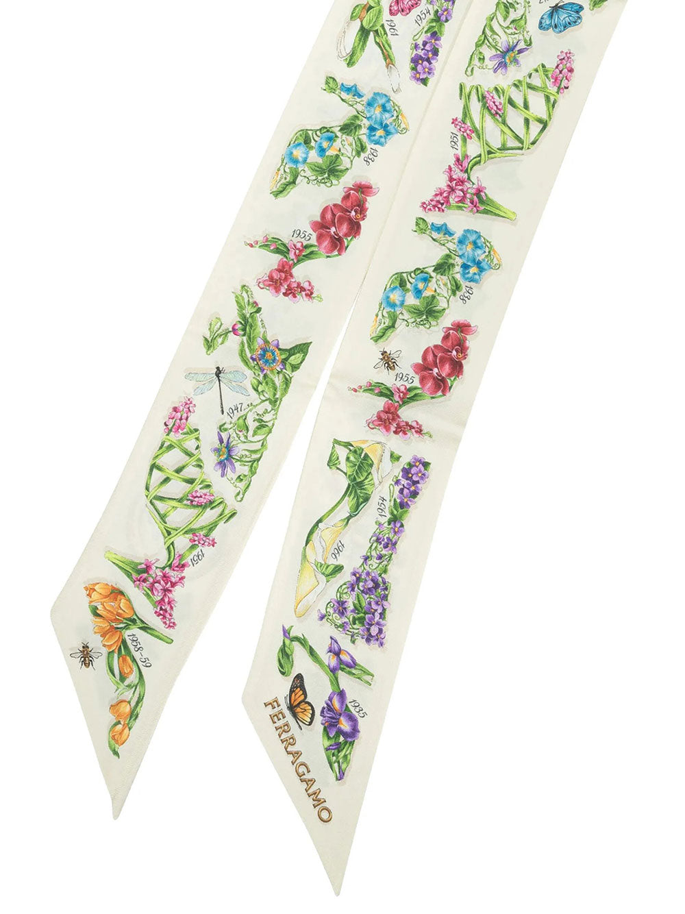 Ferragamo Women Eden Shoes Print Silk Mini Bandeau FERRAGAMO