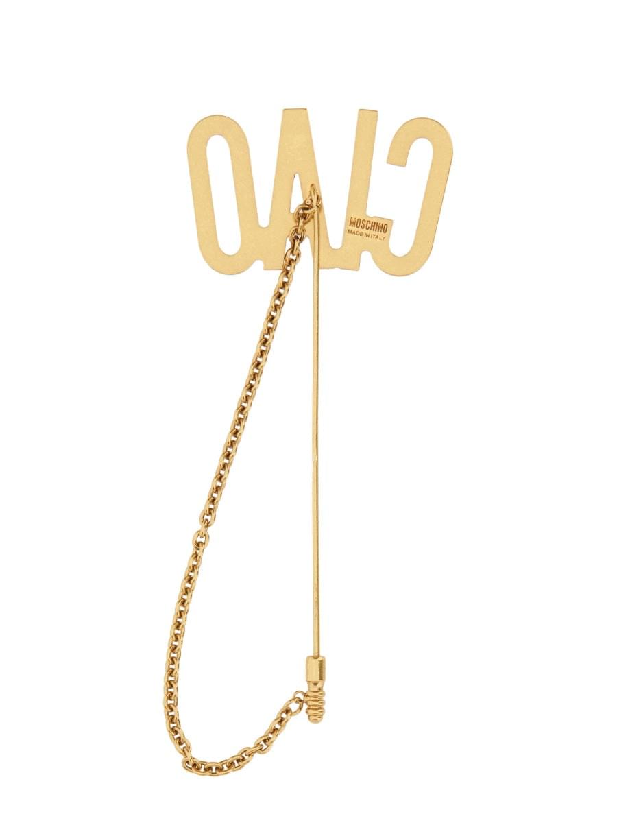 Moschino Women Moschino Women Tie Clip "Hello" MOSCHINO