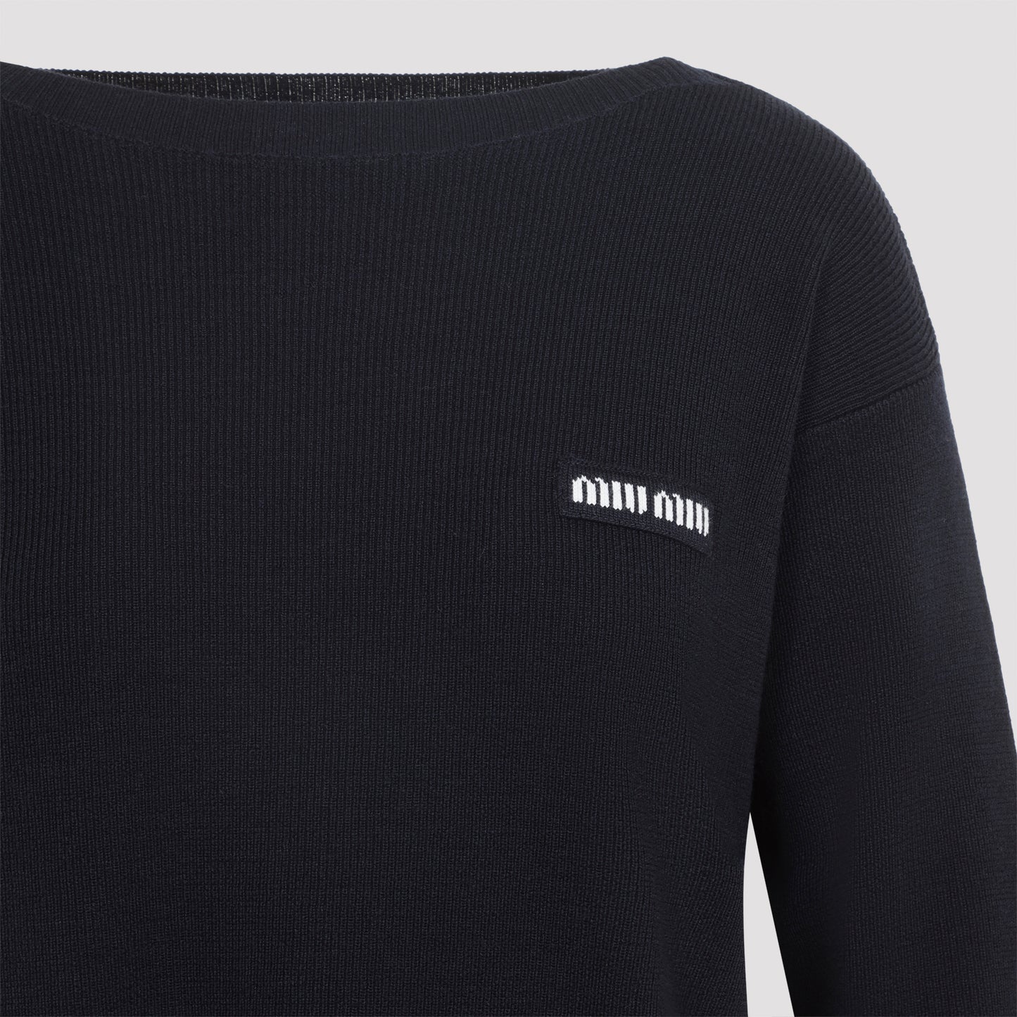 Miu Miu Boat-Neck Sweater Women MIU MIU