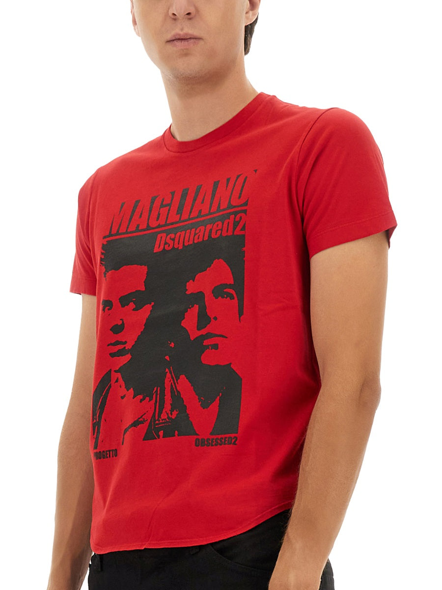 Dsquared Men T-Shirt With Print DSQUARED2