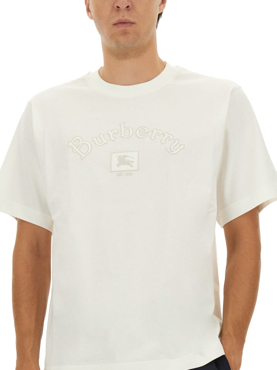 Burberry Men Gothic Logo T-Shirt BURBERRY